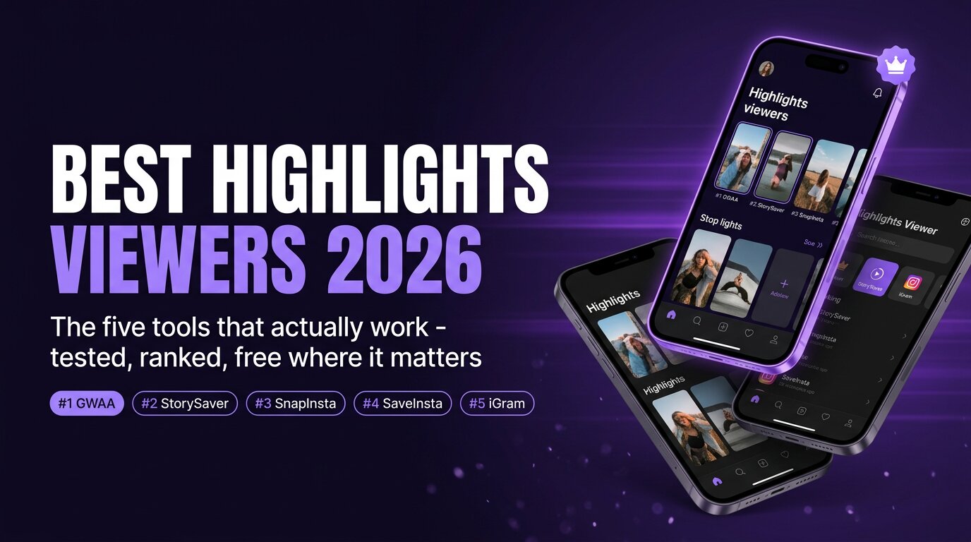 Best Instagram Highlights Viewers in 2026 (Ranked + Tested)