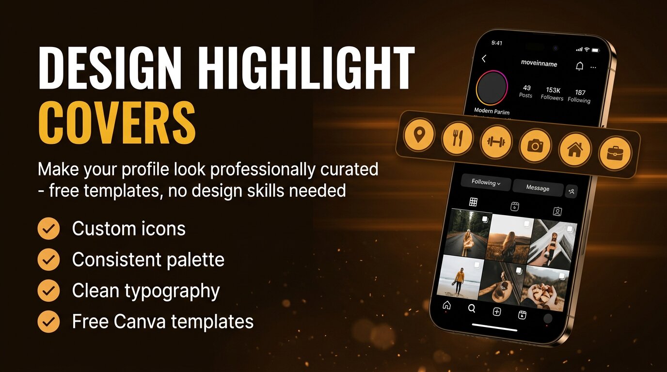 How to Make Instagram Highlight Covers (2026 Design Guide)