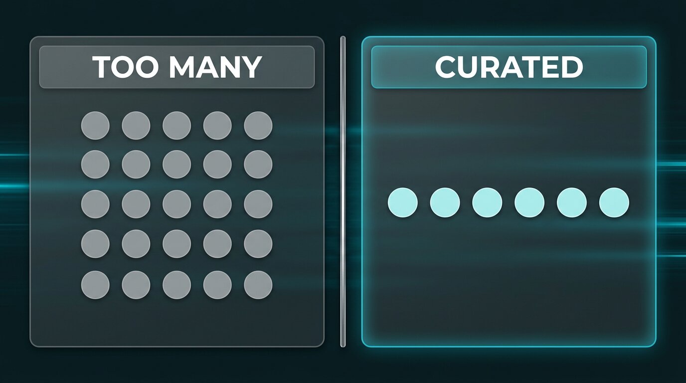 Two-zone comparison: messy 25 vs clean 6