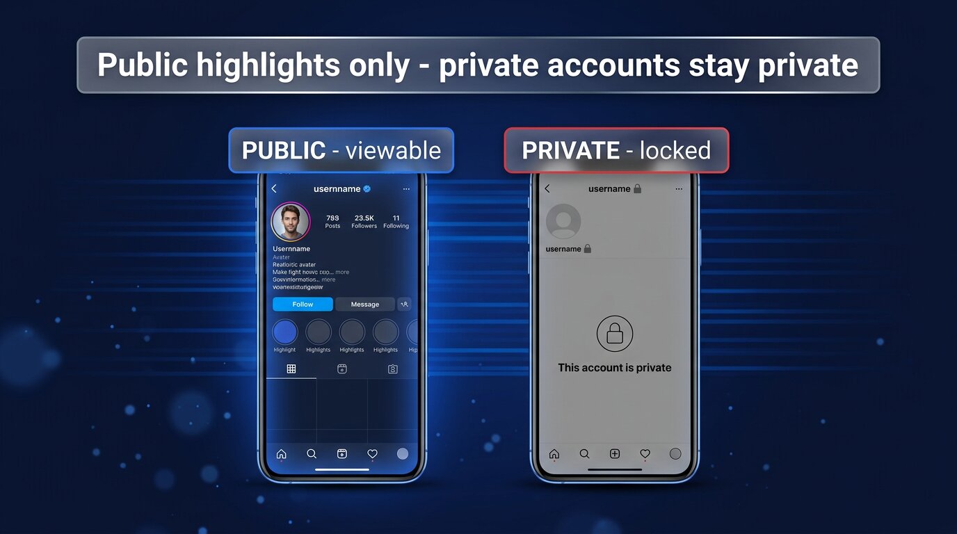 Public profile yes, private profile no