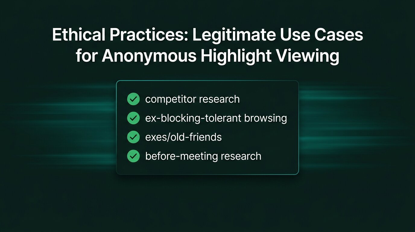 Four-row card listing legitimate use cases