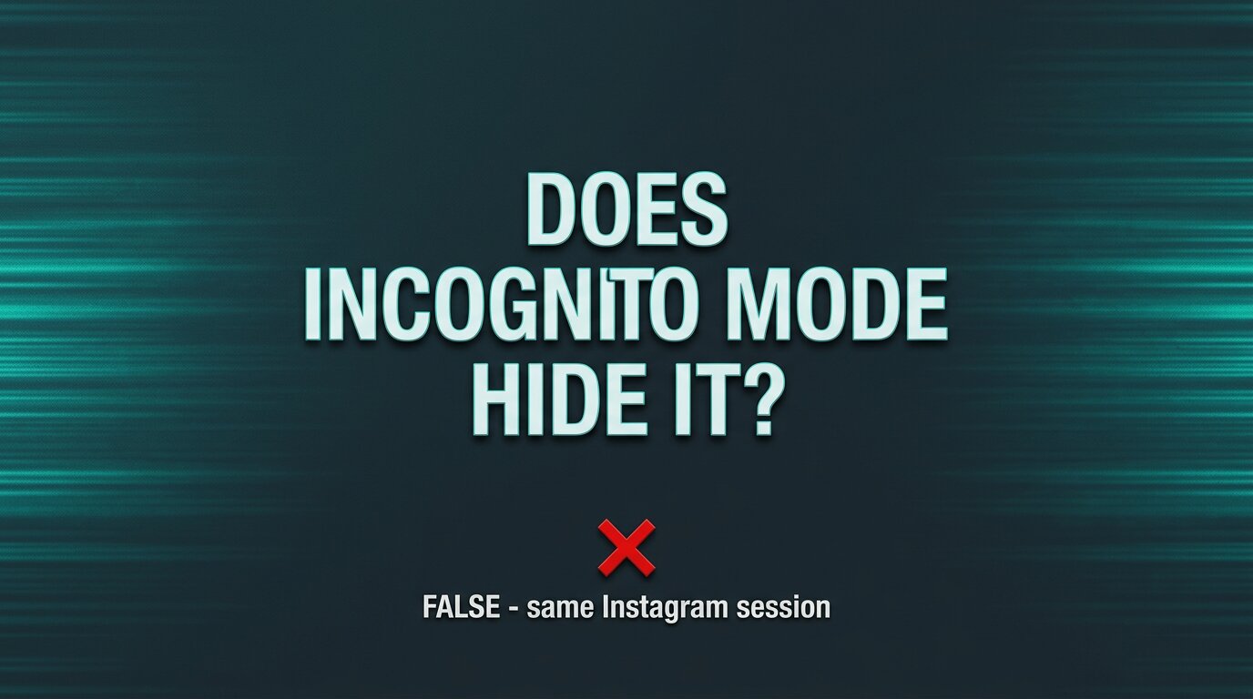 Myth-bust card debunking incognito-mode privacy